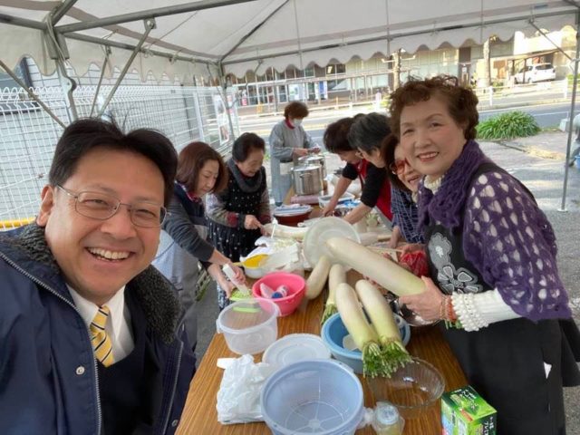 お餅つき大会も、いよいよスタートです！