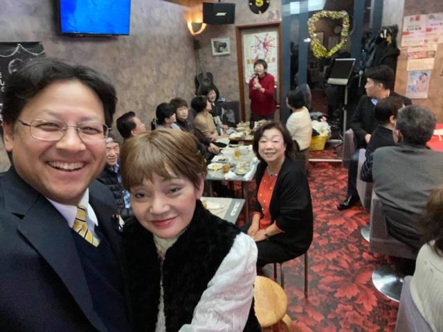 欄ちゃんのお店でのとし子さん新年会🤗🌈