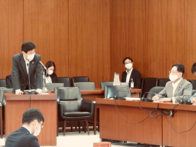 衆議院の内閣委員会です。