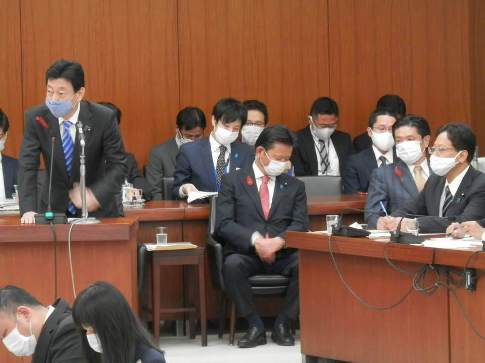 衆議院内閣委員会に与党理事として出席しました。