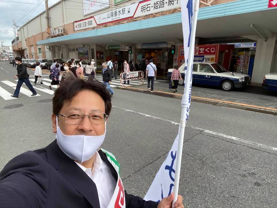 私の大好きな地元の駅前の風景