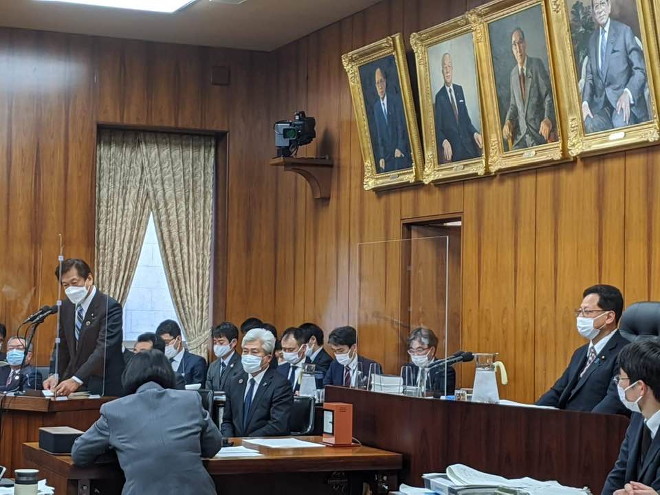 衆議院・環境委員会です。