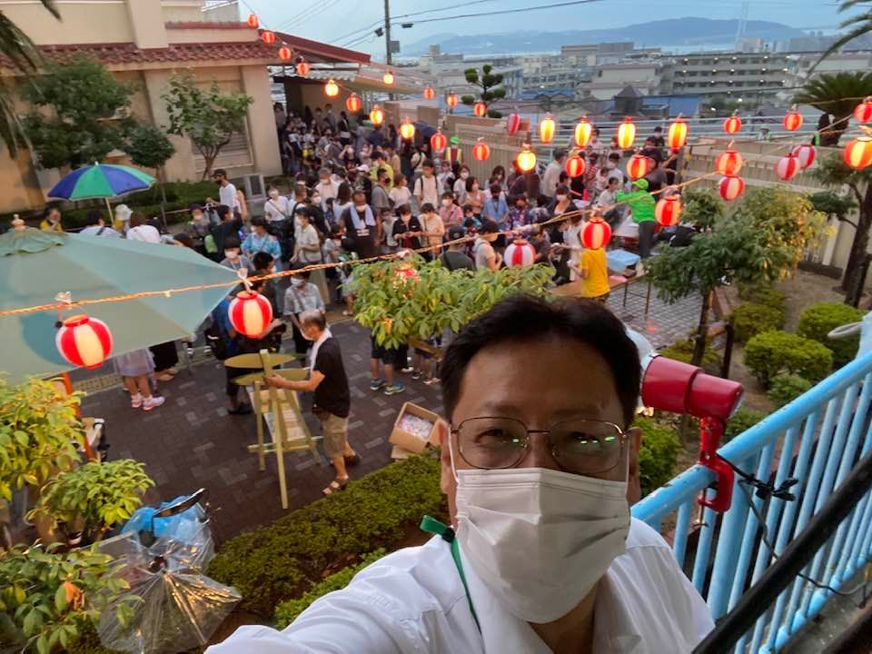 雨上がりの東垂水の夏祭り🤗🌸