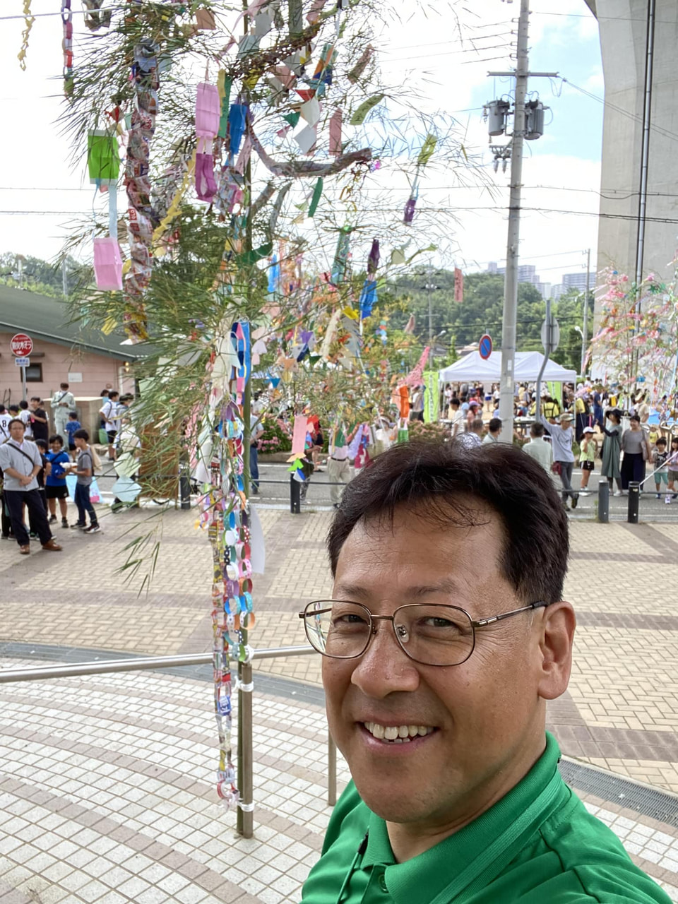 垂水区のあじさい公園の七夕祭り🤗🎋