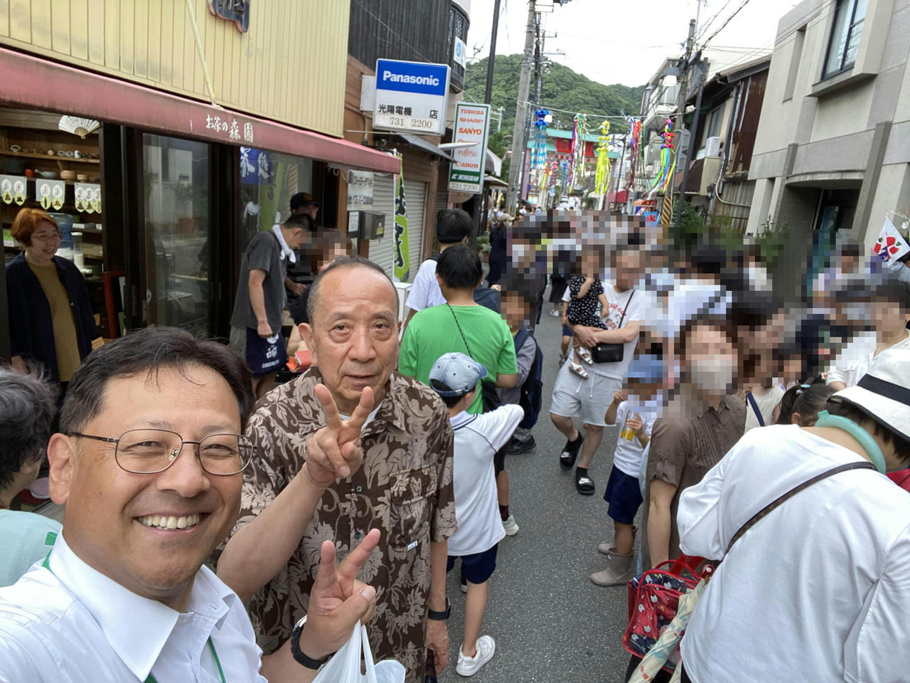 須磨寺前商店街の賑わい🤗