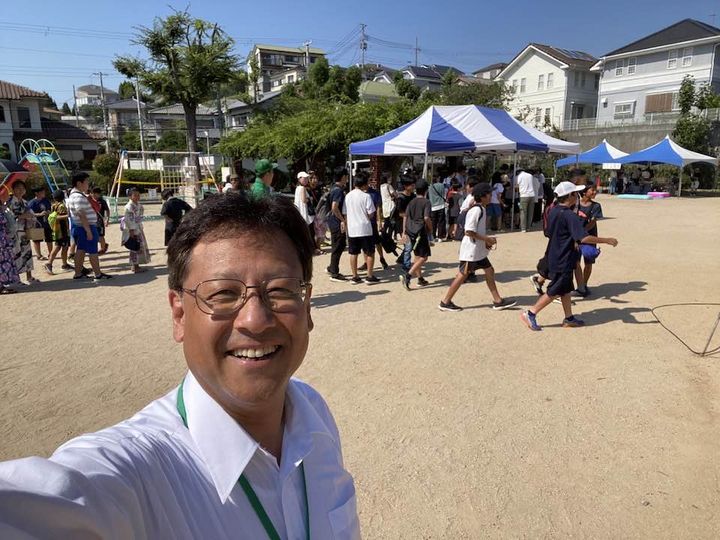 塩屋柏台の夏祭り