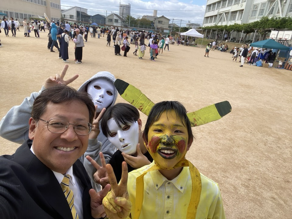 今日は秋祭り