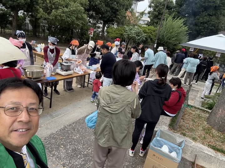 離宮道で秋祭り🤗