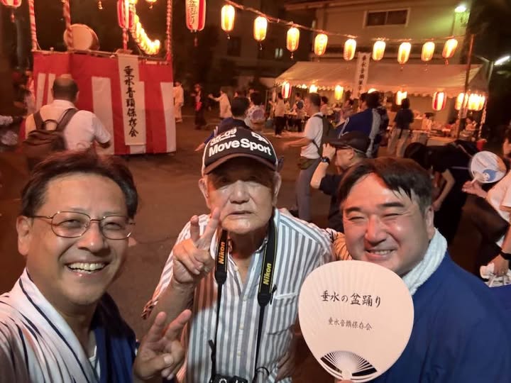 松林先輩、岡田市会議員もハッスル参加です