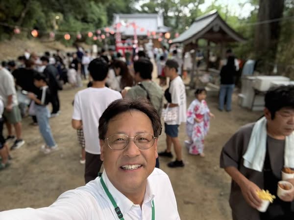 車地区の盆踊り、皆さまありがとうございました