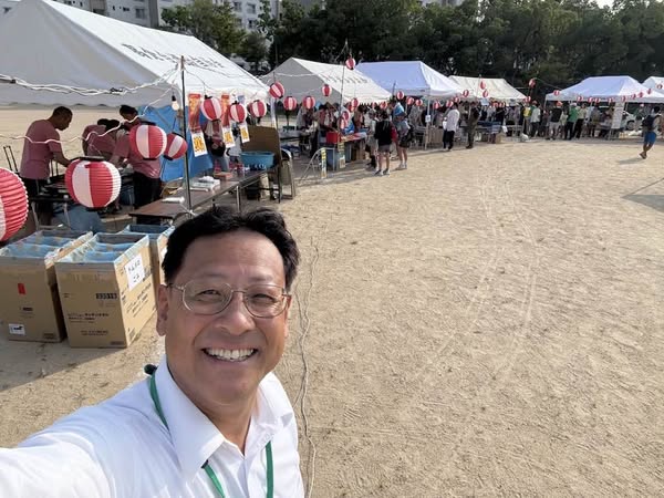 高倉台の夏祭りは大きい運動場で復活です