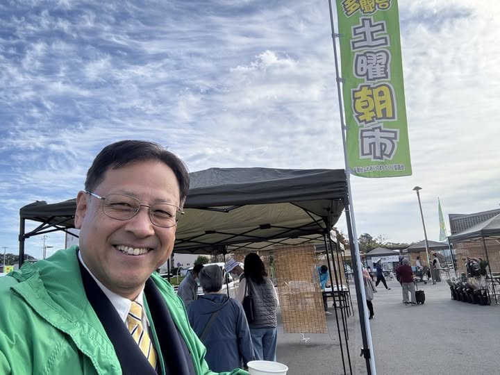 土曜の朝市です