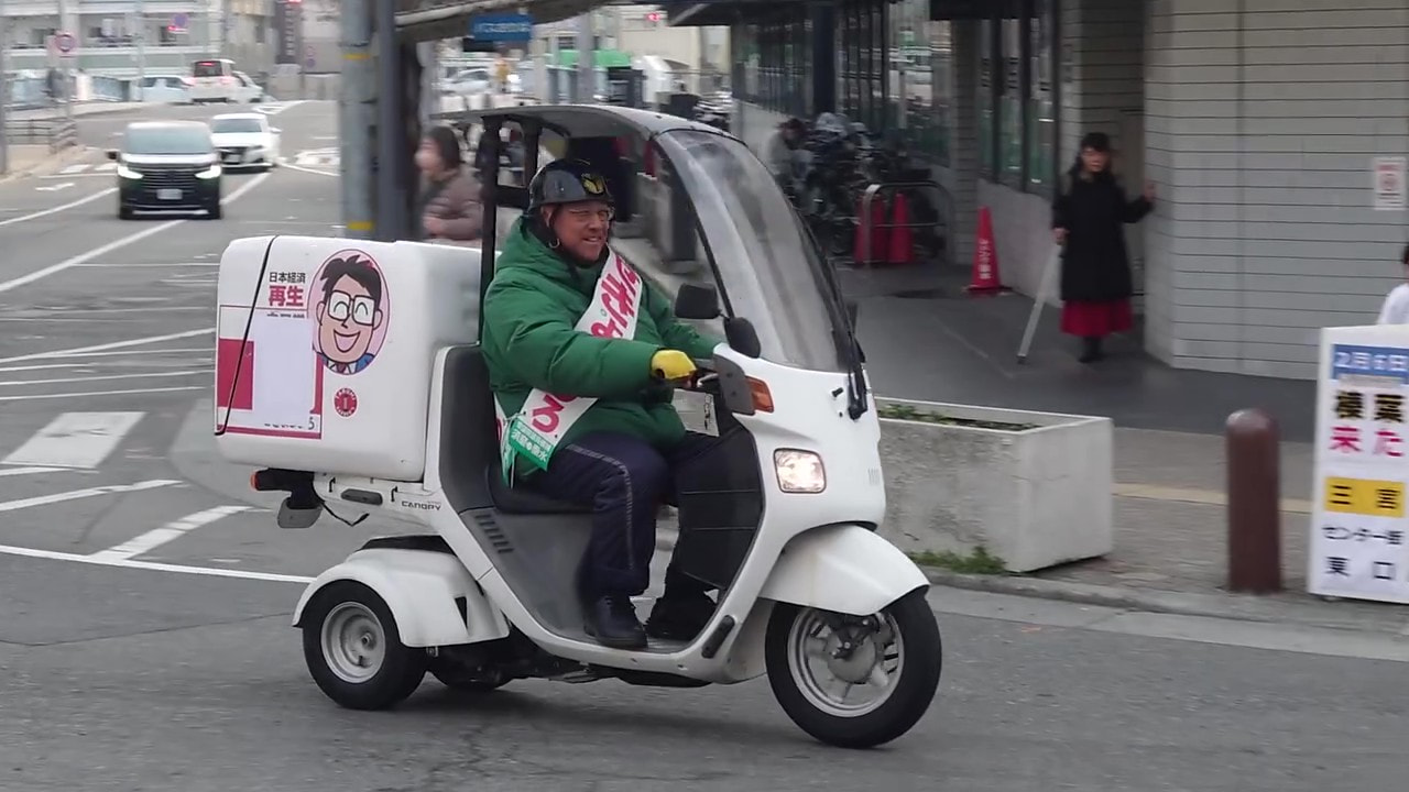 【衆議院議員選挙 #兵庫3区 12日目】いつも愛用しているバイク