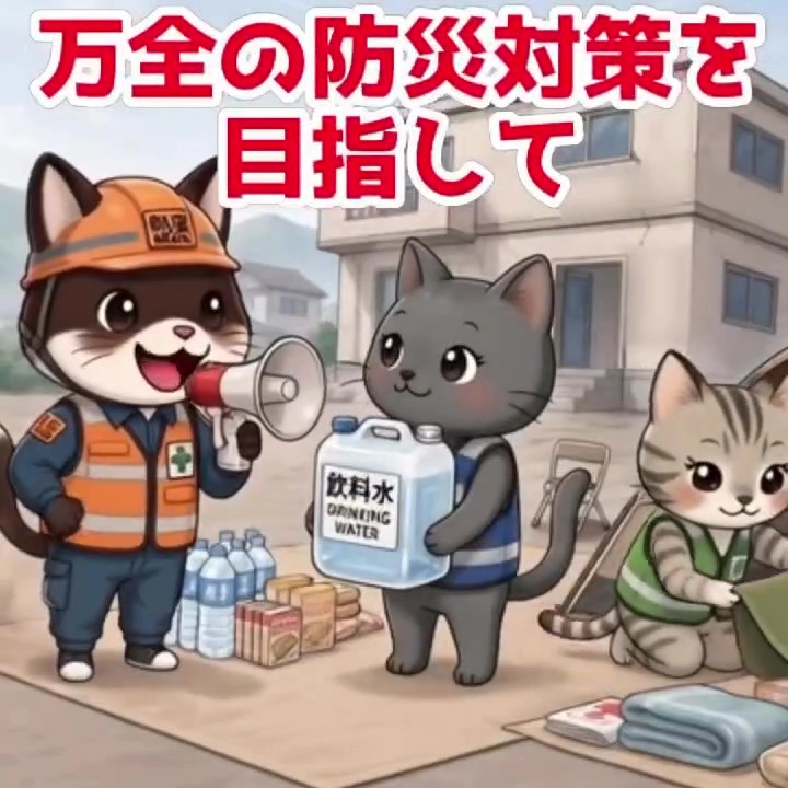 【せきTUBE】万全の防災対策を目指して