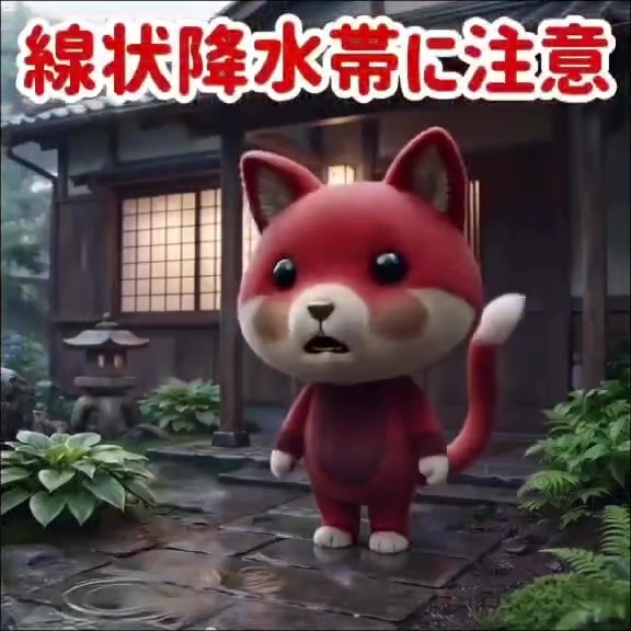 【せきTUBE】線状降水帯に注意