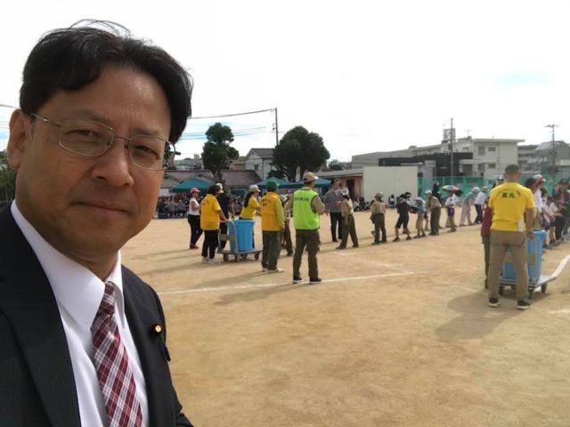 高丸小学校で防災訓練を兼ねた運動会が開催されました。