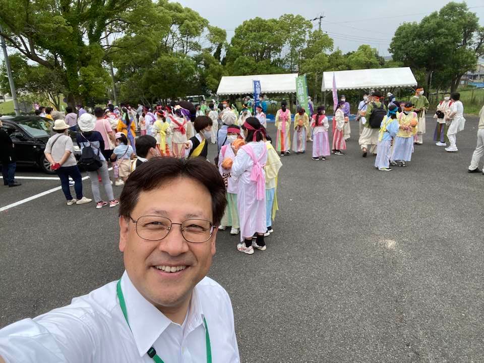 垂水の五色塚古墳祭りがありました。