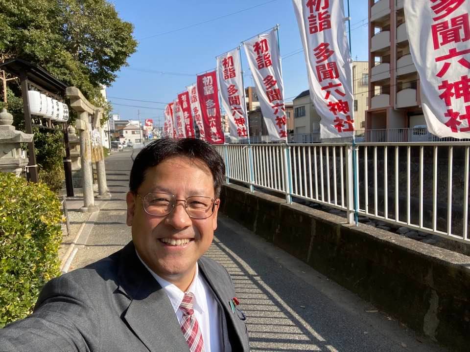 多聞六神社様にお詣りさせて頂きました⛩