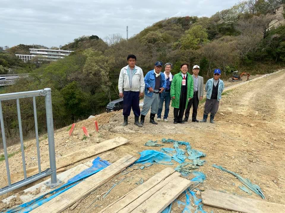 地元神戸の大池地域の視察に来ました。